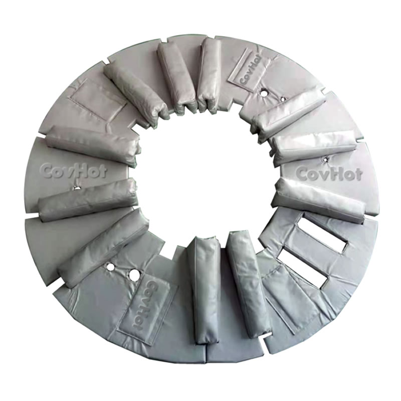 柔性可拆卸硫化機保溫衣隔熱 圖紙定制 CovHot異形保溫衣廠家