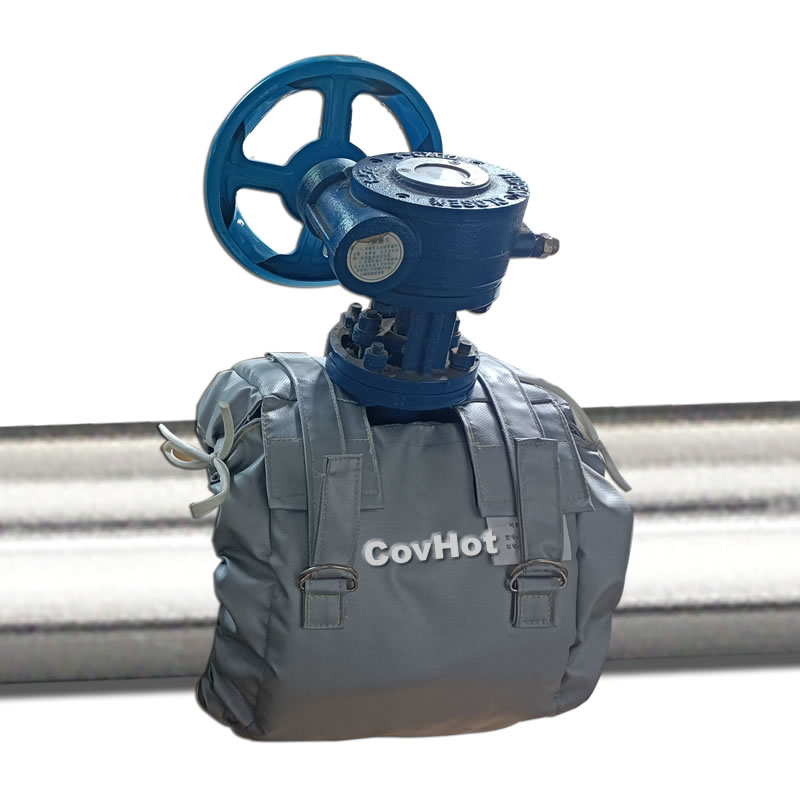 可拆卸蝶閥保溫套 工廠防泄漏隔熱罩 蝶閥防護罩 保溫隔熱效果好